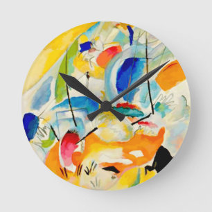 1913 Kandinsky Sea Battle Round Clock