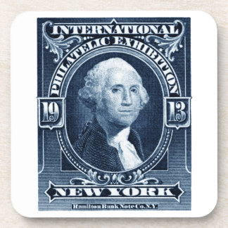 1913 New York Philatelic Exhibit Coaster
