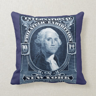 1913 New York Philatelic Exhibit Cushion