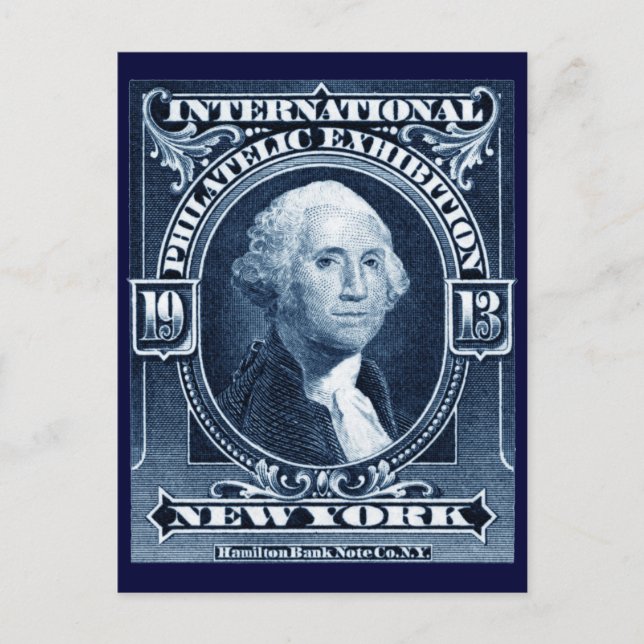 1913 New York Philatelic Exhibit Postcard (Front)