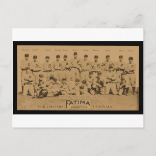 1913 Philadelphia Phillies Fatima Tobacco Card