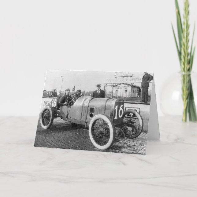 1913 Race Car Card (Front)