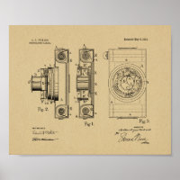 1913 Vintage Camera Patent Art Drawing Print