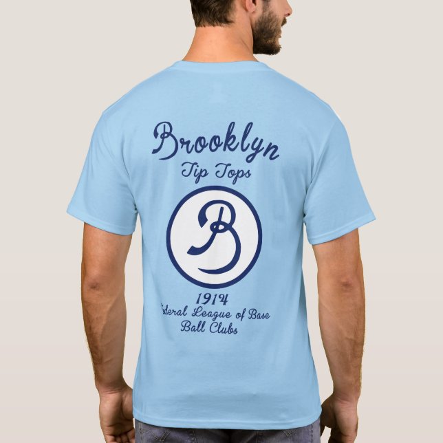 1914 Brooklyn Tip Tops Federal League Base Ball ⚾ (Back)