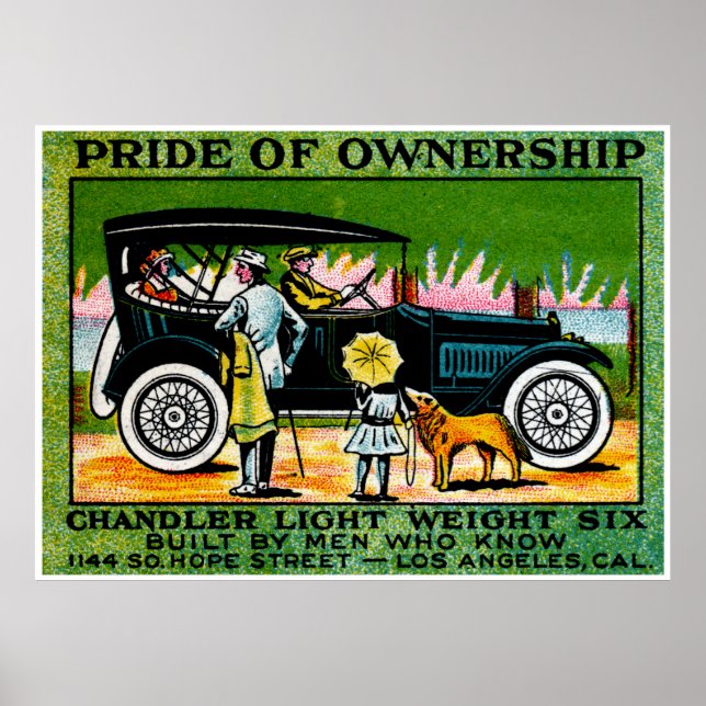 1914 Chandler Automobile Poster (Front)