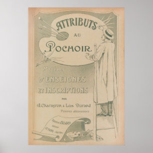 1914 Charayron Pochoir Art Ornament Pl01 Poster