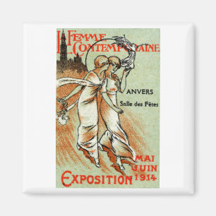 1914 Expo for The Modern Woman Magnet