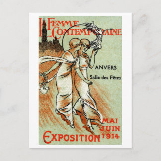 1914 Expo for The Modern Woman Postcard