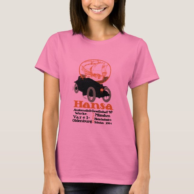 1914 Hansa Automobile T-Shirt (Front)