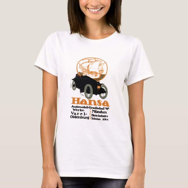 1914 Hansa Automobile T-Shirt (Front)
