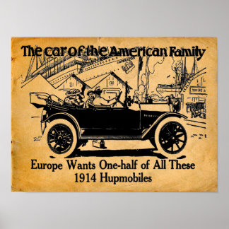 1914 Hupmobile Reproduction Print