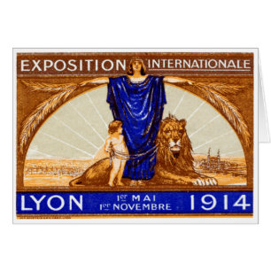 1914 Lyon International Expo Poster