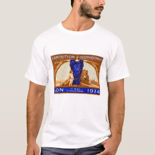 1914 Lyon International Expo Poster T-Shirt