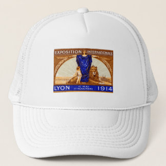 1914 Lyon International Expo Poster Trucker Hat
