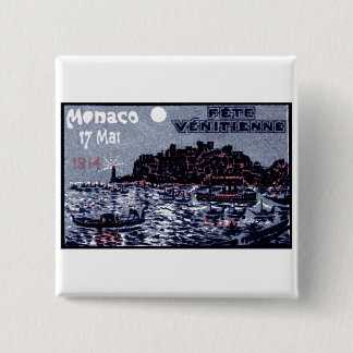 1914 Venetian Festival of Monaco 15 Cm Square Badge