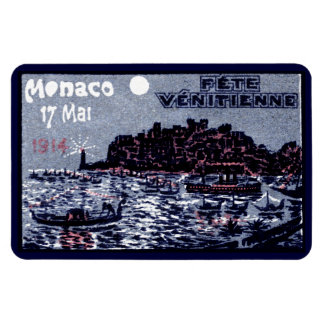 1914 Venetian Festival of Monaco Magnet
