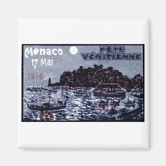 1914 Venetian Festival of Monaco Magnet