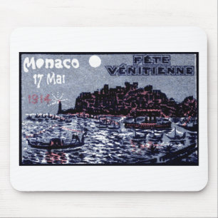 1914 Venetian Festival of Monaco Mouse Mat