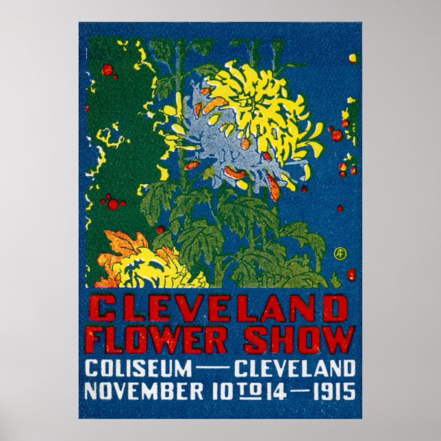 1915 Cleveland Flower Show Poster (Front)