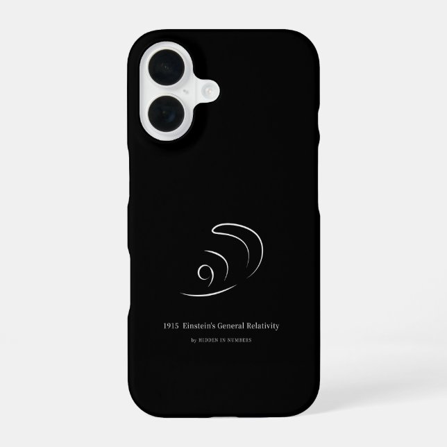 1915 Einstein's General Relativity  iPhone 16 Case (Back)