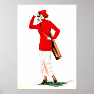 1915 Golf Print
