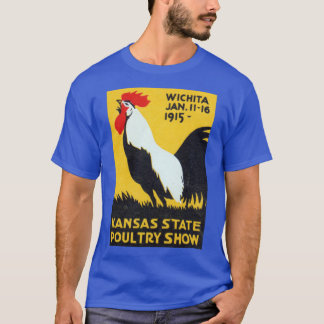 1915 Kansas Poultry Fair Oversized T-Shirt