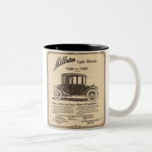 1915 Milburn Electric Car ad Two-Tone Coffee Mug