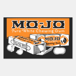 1915 Mo-Jo Chewing Gum Rectangular Sticker