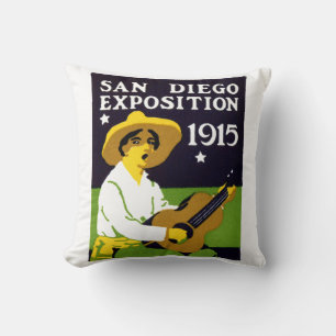 1915 San Diego Exposition Cushion