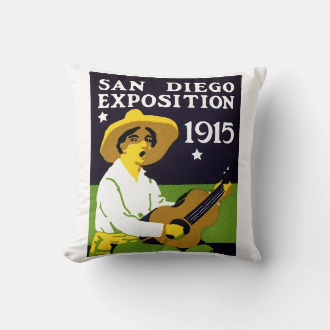 1915 San Diego Exposition Cushion (Front)