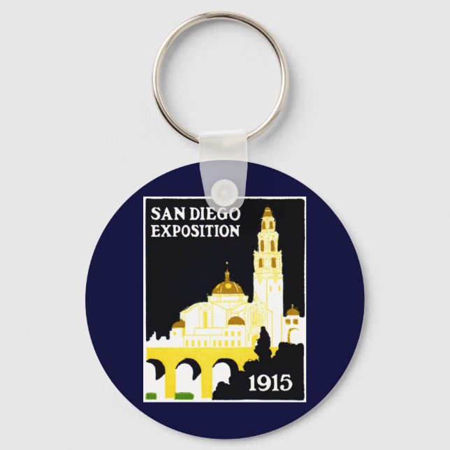 1915 San Diego Exposition Key Ring (Front)