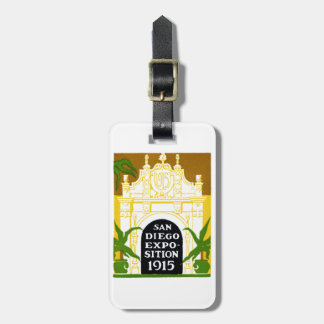 1915 San Diego Exposition Luggage Tag
