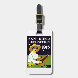 1915 San Diego Exposition Luggage Tag