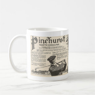1916 Ad PINEHURST, NC Golf Tourist Destination Coffee Mug