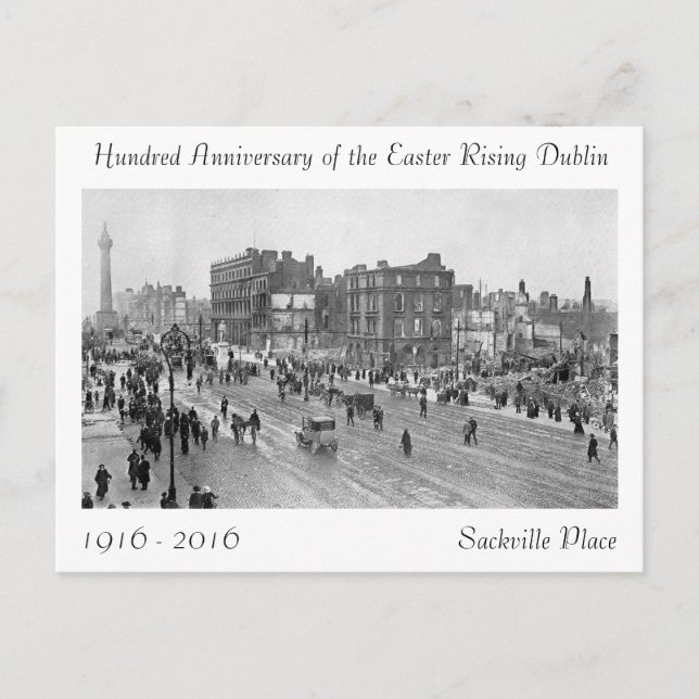 1916 Easter Rising images for postcard (Front)
