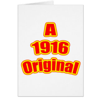 1916 Original Red