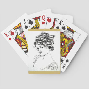 1917 Art Nouveau Playing Cards! Cards