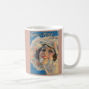 1917 Girl of Mine sheet music cover Coffee Mug