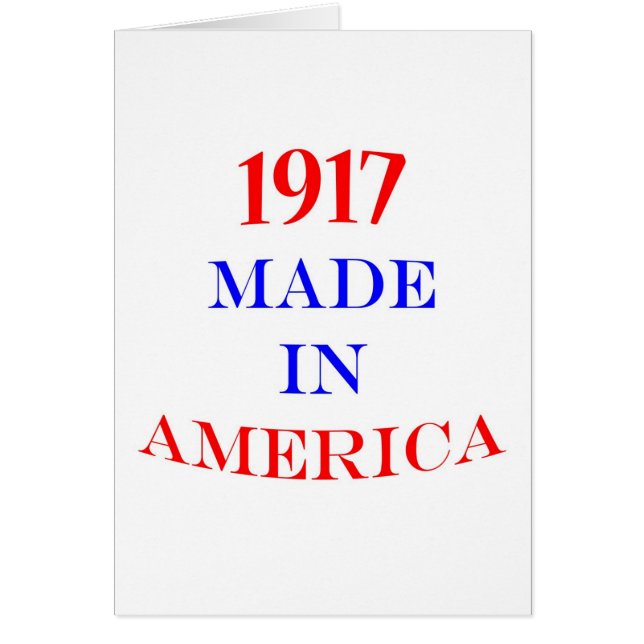 1917 Made in America (Front)
