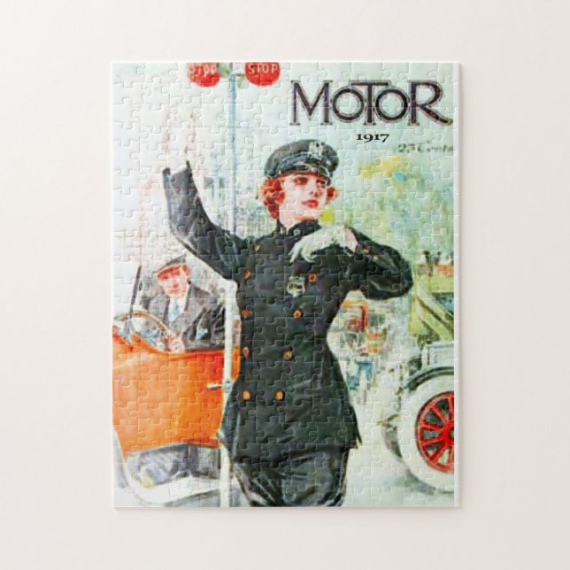 "1917 Motor Magazine" Jigsaw Puzzle (Vertical)