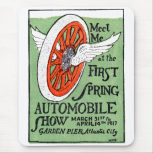1917 New Jersey Spring Auto Show Mouse Mat