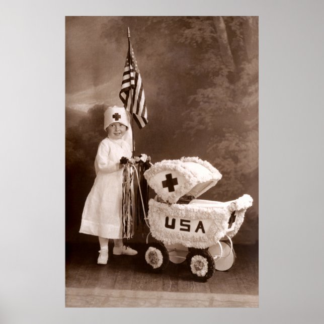 1917 Patriotic Nurse Poster (Front)