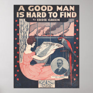 1918 A GOOD MAN IS HARD TO FIND POSTER