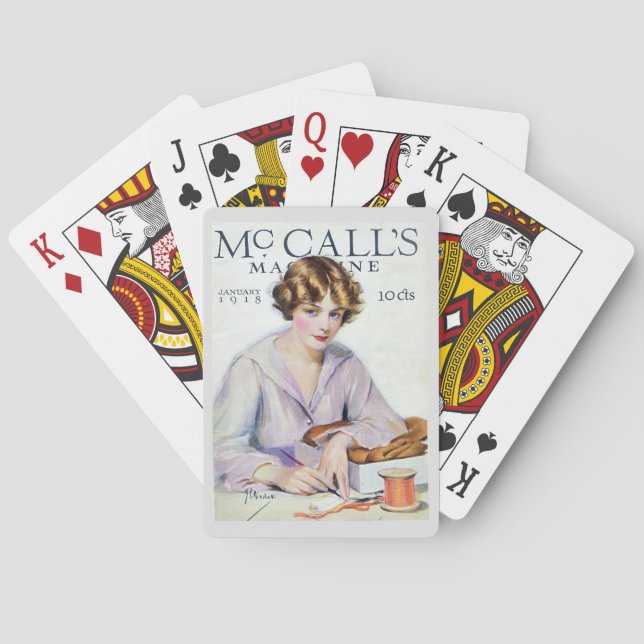 1918 McCall's Magazine Playing Cards (Back)