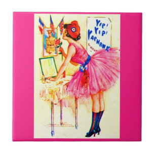 1918 Yip Yip Yaphank playbill cover Tile