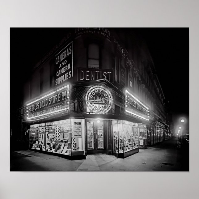 1919 CORNER DRUG STORE POSTER (Front)