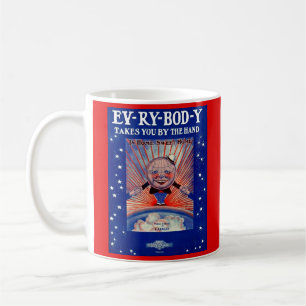 1919 Ev-Ry-Bod-Y Takes You By the Hand sheet music Coffee Mug