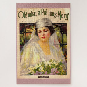 1919 Oh! What a Pal Was Mary song sheet Jigsaw Puzzle