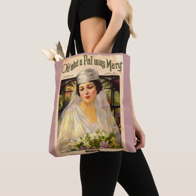 1919 Oh! What a Pal Was Mary song sheet Tote Bag (Close Up)