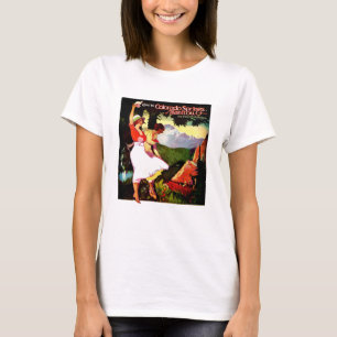 1919 Pikes Peak Colorado Poster T-Shirt